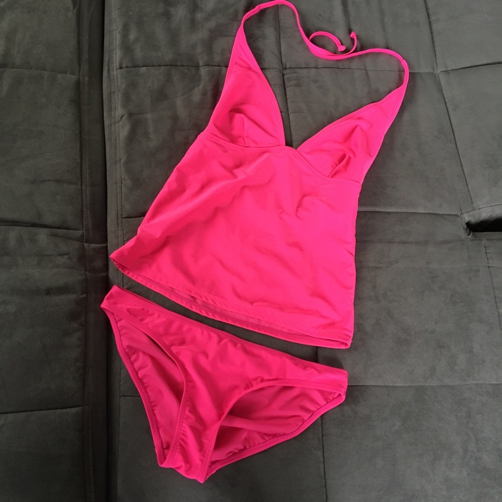 Pink Tankini Swim Suit